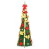 Artificial Christmas Tree Pop-up 50 LEDs Green 47.2"