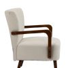 COOLMORE Wood Frame Armchair, Modern Accent Chair Lounge Chair for Living Room