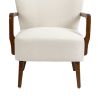 COOLMORE Wood Frame Armchair, Modern Accent Chair Lounge Chair for Living Room