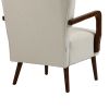 COOLMORE Wood Frame Armchair, Modern Accent Chair Lounge Chair for Living Room