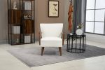COOLMORE Wood Frame Armchair, Modern Accent Chair Lounge Chair for Living Room