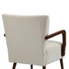COOLMORE Wood Frame Armchair, Modern Accent Chair Lounge Chair for Living Room