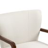 COOLMORE Wood Frame Armchair, Modern Accent Chair Lounge Chair for Living Room