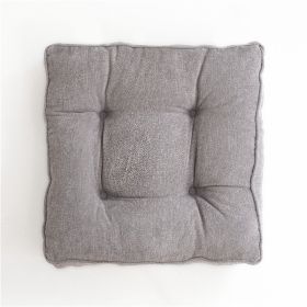 Stool Docking Seat Cushion Soft (Option: Fleece Gray-50x50x10cm)