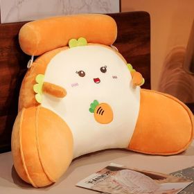 Large Backrest Waist Support Sofa Cushion (Option: Bread Carrot-Large Size 70 50cm)
